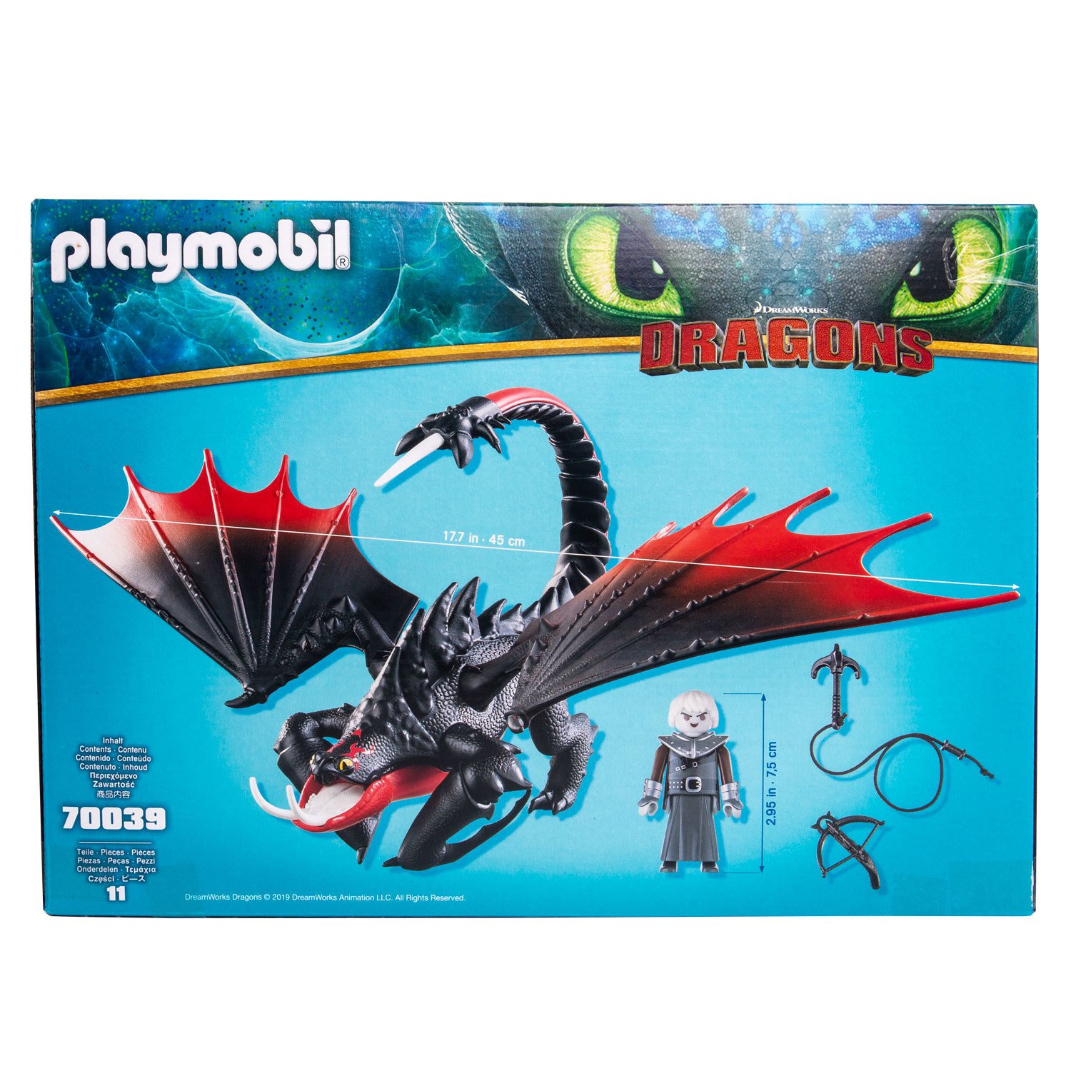 Конструктор Playmobil Драконы III: Смертолап и Гриммель  